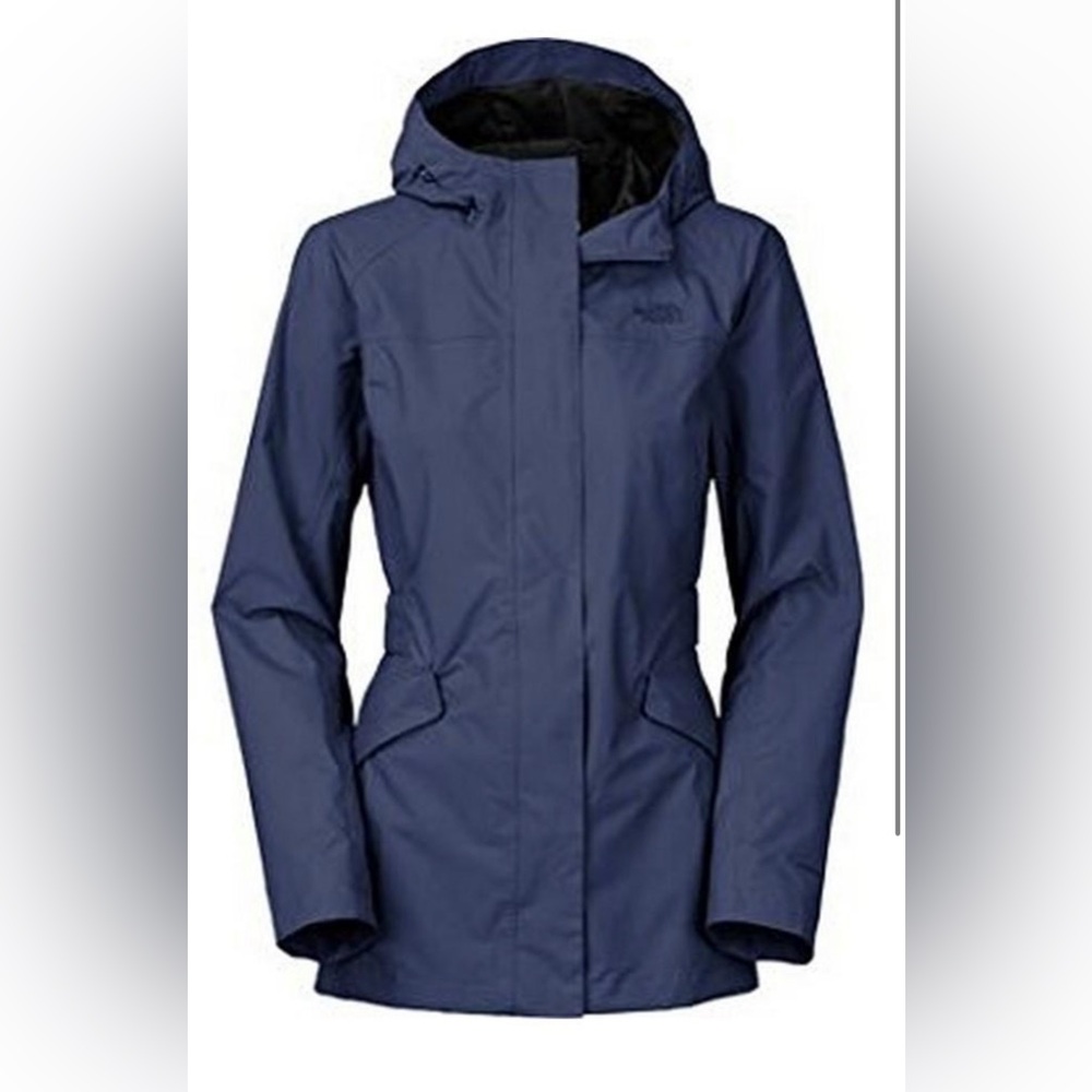 THE NORTH FACE KINDLING RAIN JACKET WOMEN'S NAVY Size SMALL